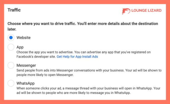 Choosing traffic source for your geo targeted facebook ad 1024×626 1